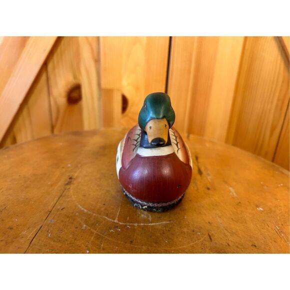 Vintage Jasco Porcelain Mallard Duck Lint Remover Decoy Patent Pending Figurine - Picture 2 of 7